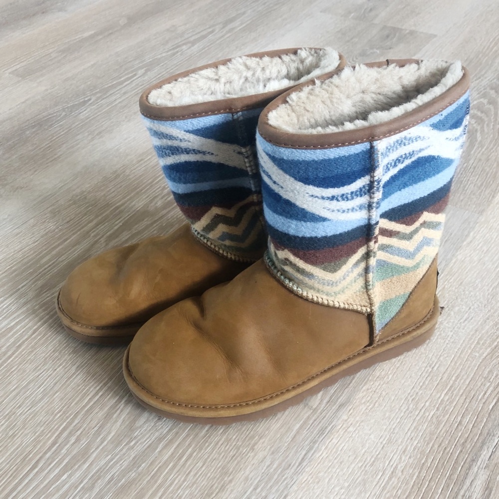 Ugg Pendleton Limited Edition Knit Short Boots - image 4